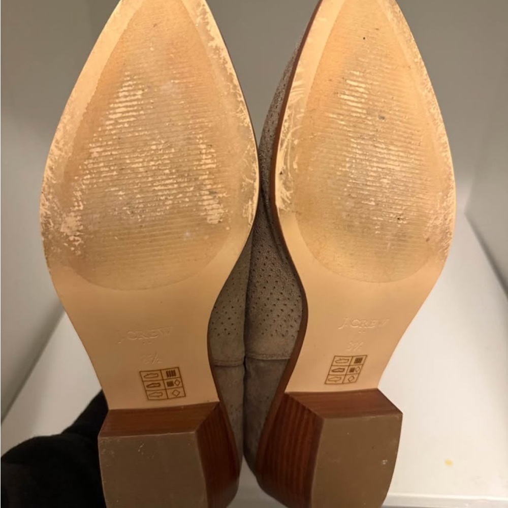 J. Crew Taupe Ankle Boots - Picture 4 of 4